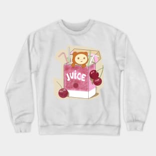 cute teddy bear character korean style Crewneck Sweatshirt